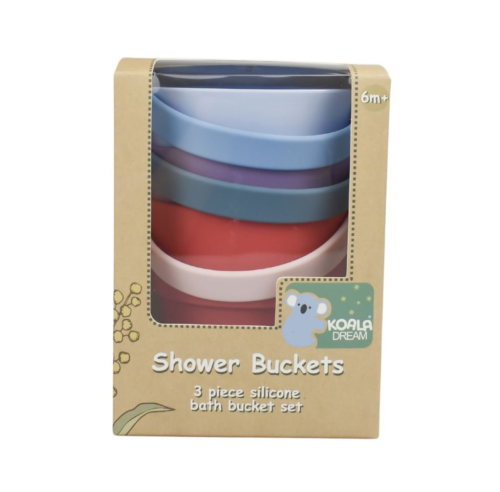 Silicone Shower Bucket Purple