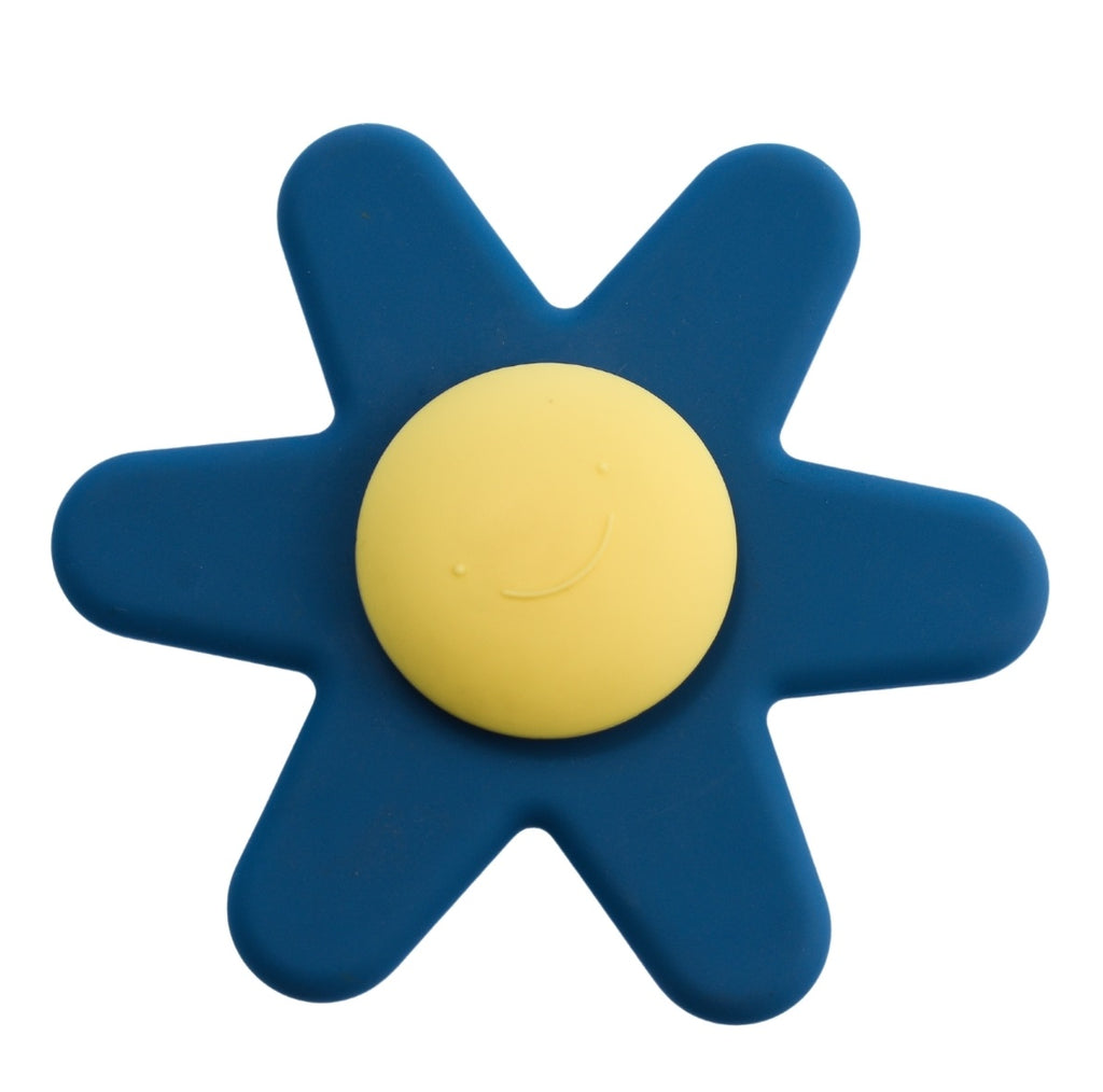 Silicone Daisy Spinner Blue