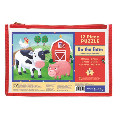 Bb 12 Piece Puzzle On The Farm