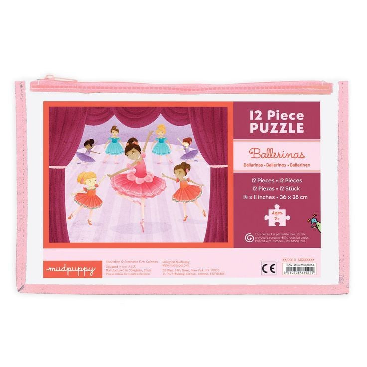 Bb 12 Piece Puzzle Ballerinas