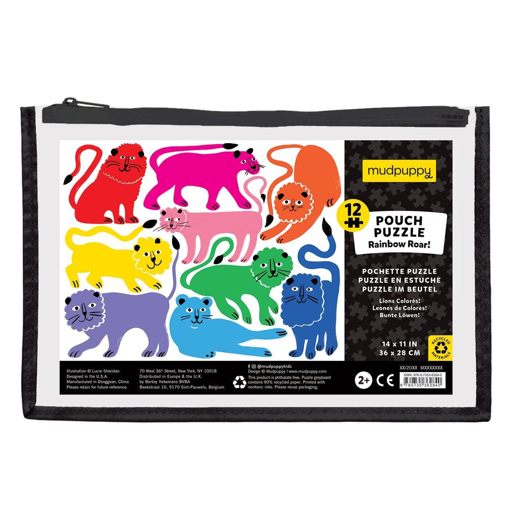 Bb 12 Piece Puzzle Rainbow Roar