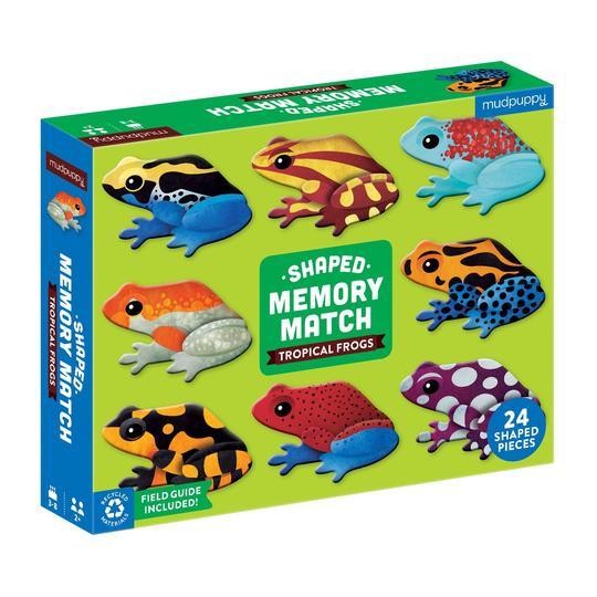 Shaped Memory Match Frogs