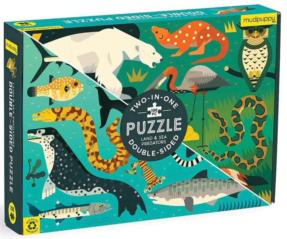 Double Sided 100 Pce Puzzle Land & Sea