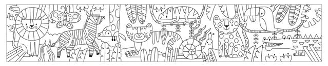 Colouring Roll Rainbow Animals