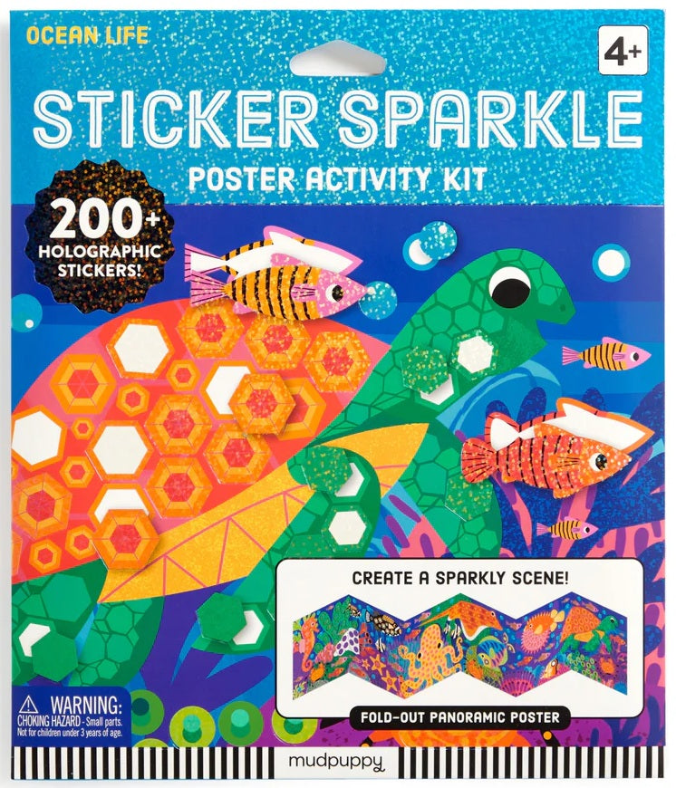 Sticker Sparkle Ocean Life