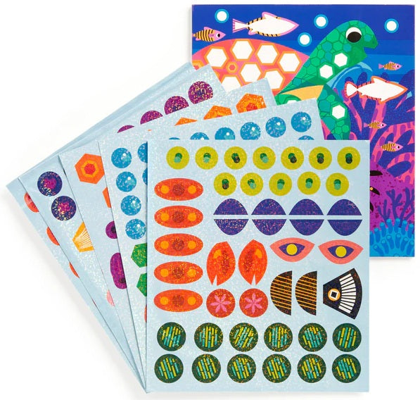 Sticker Sparkle Ocean Life