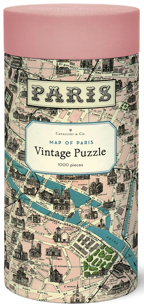 Cav 1000 Pce Map Of Paris
