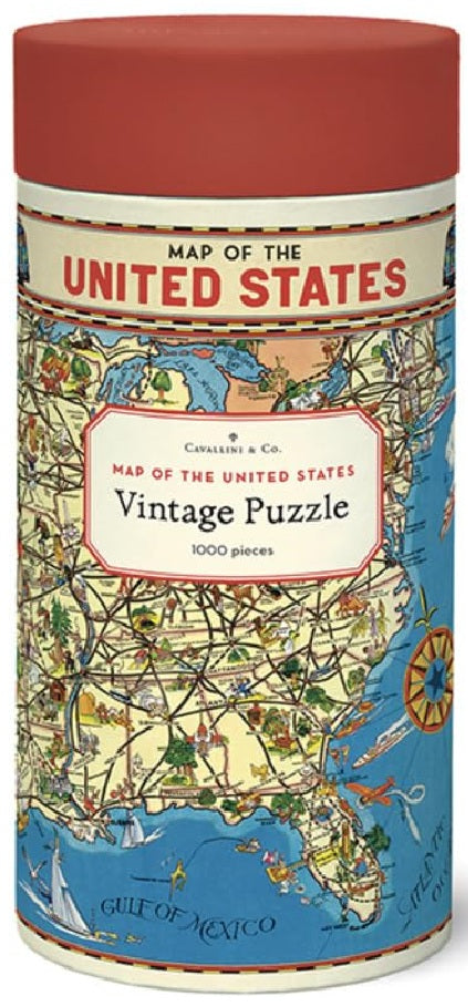 Cav 1000 Pce Map Of The United States